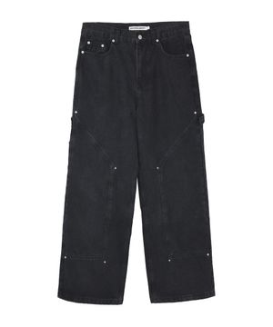 스파클 카펜터 데님팬츠_블랙