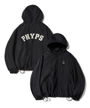 베어키링 아치로고 윈드 브레이커_블랙