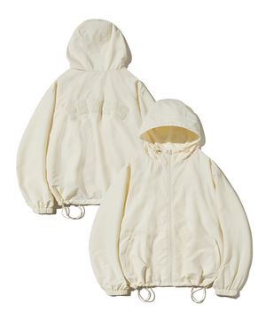 베어키링 아치로고 윈드 브레이커_아이보리