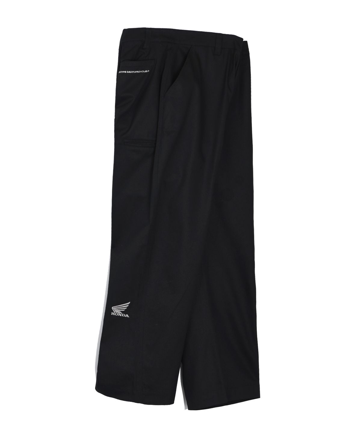 핍스 모터사이클(PHYPS MOTORCYCLE) Coin Pocket Wing Logo Twill Chino Pants_Black
