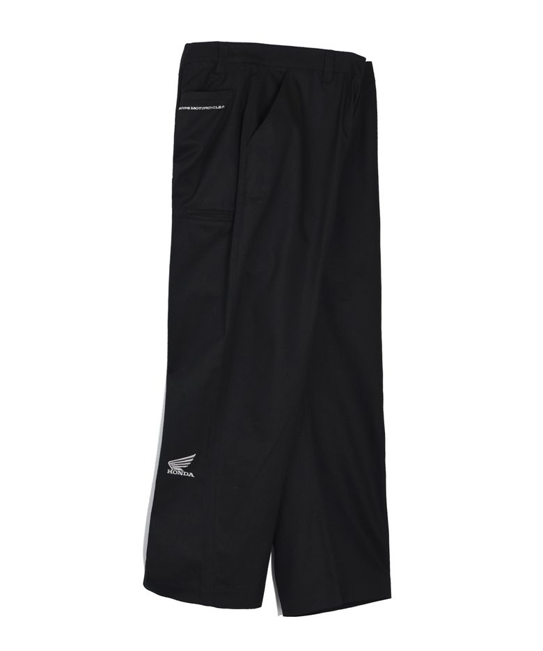 Coin Pocket Wing Logo Twill Chino Pants_Black