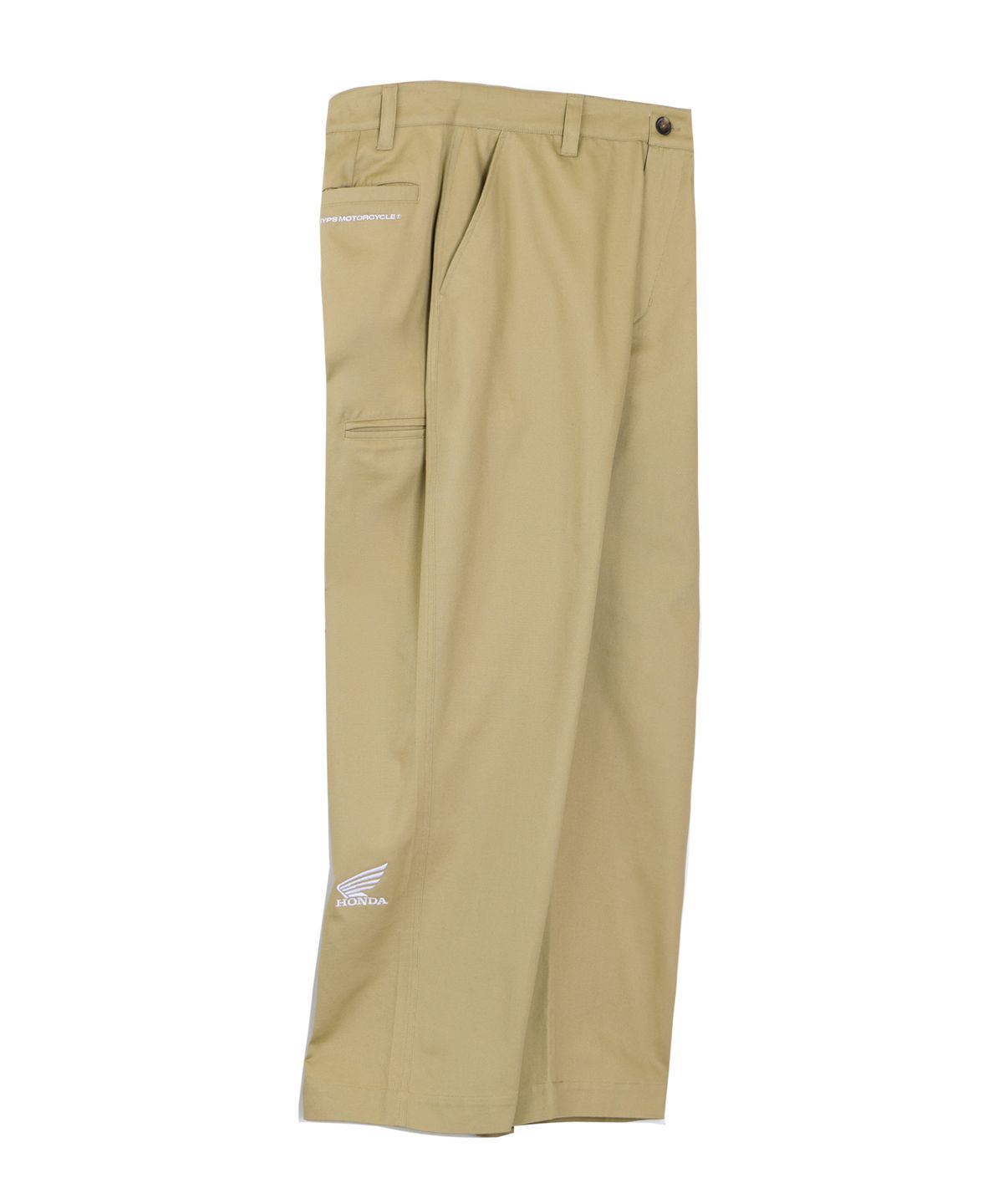 핍스 모터사이클(PHYPS MOTORCYCLE) Coin Pocket Wing Logo Twill Chino Pants_Beige