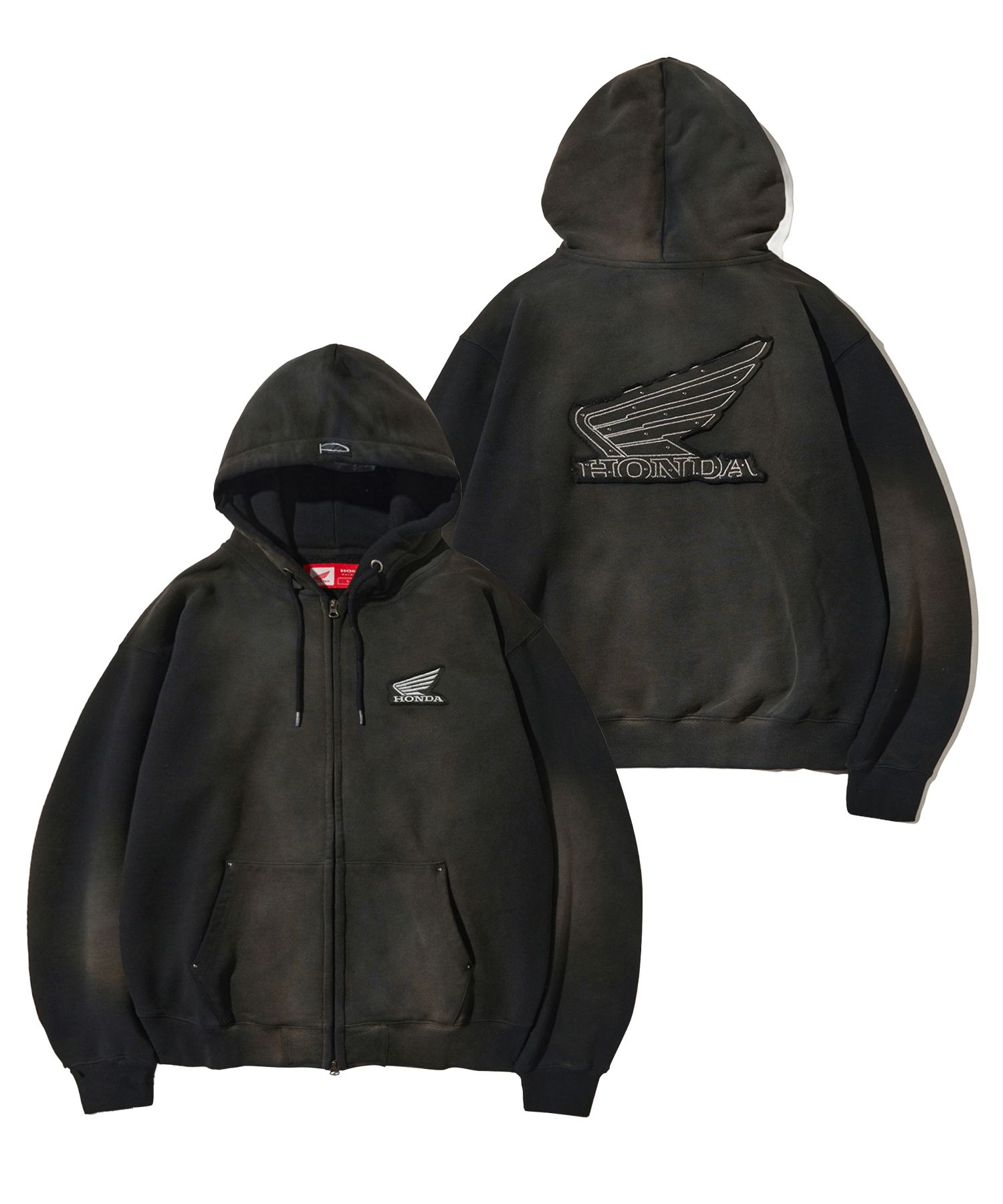 MUSINSA公式 | HONDA MOTORCYCLE APPAREL Honda Stud Wing Washing