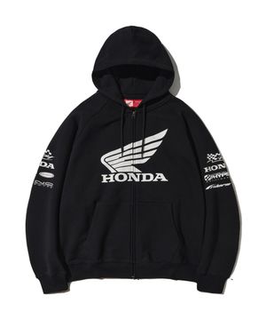 Honda Racing Logo Hoodie Zip-up_Black