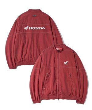 Honda Nylon Stitch Track Jacket_Red
