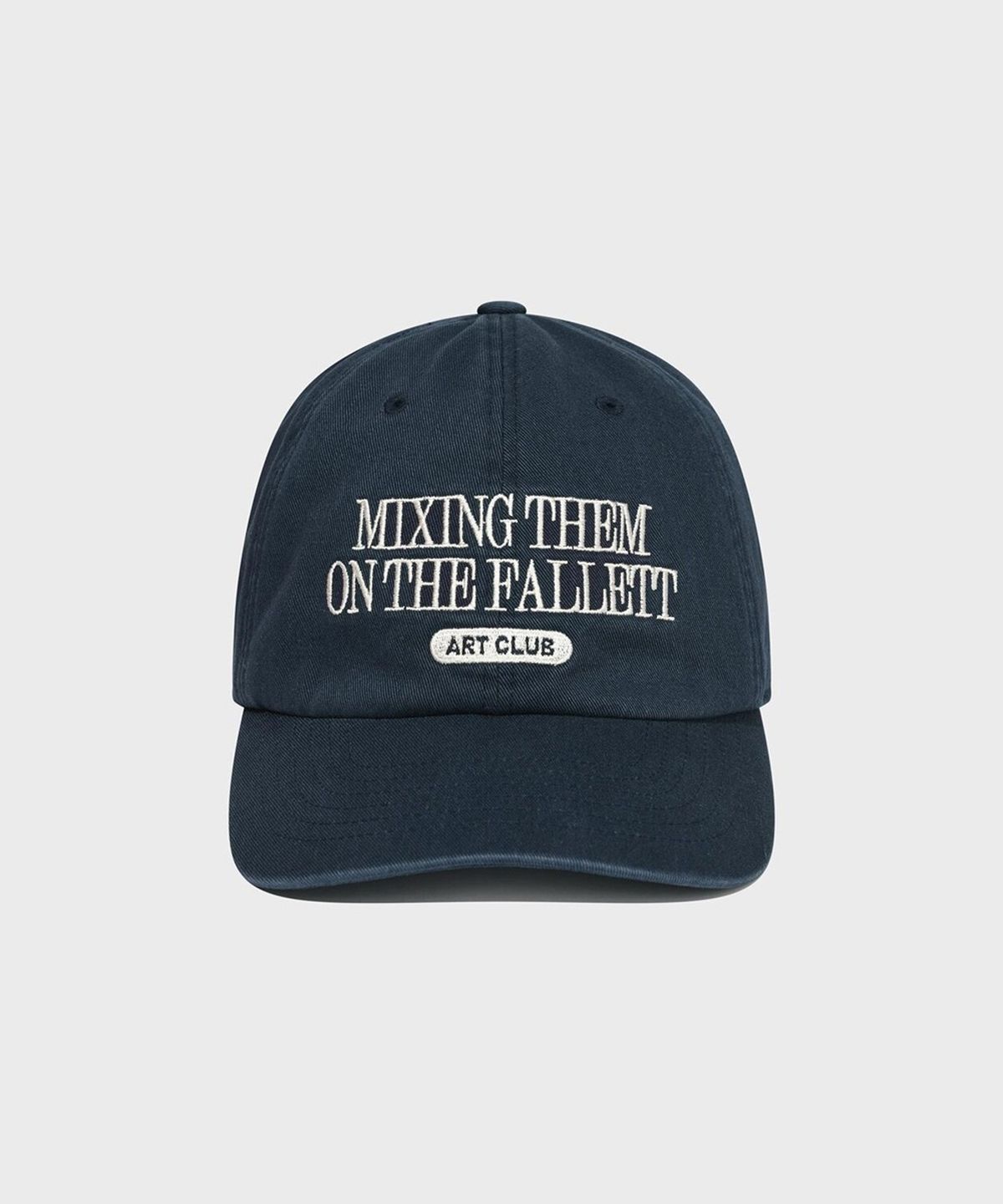 팔렛(FALLETT) 타이포 그래픽 볼캡 네이비