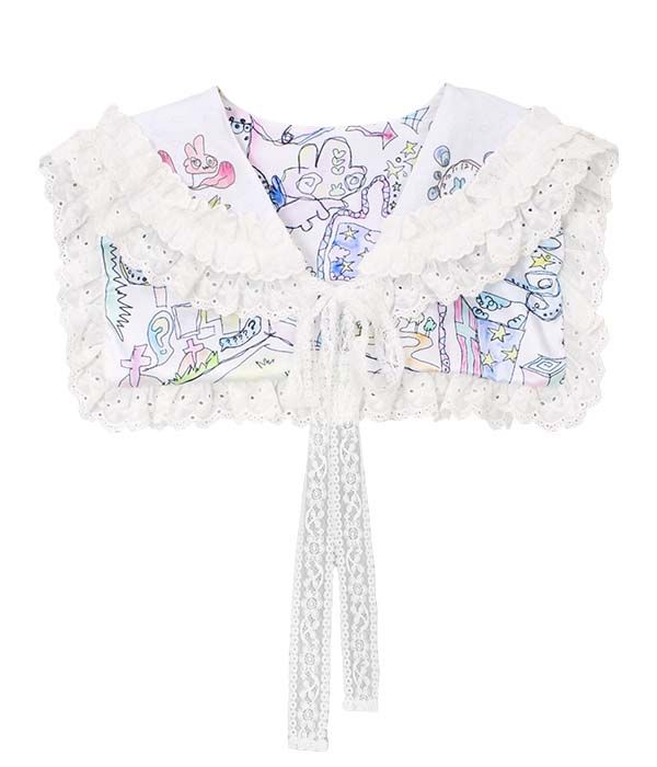 ファッション雑貨・小物その他 YOUTHBATH X SOUP Lace loli sailor collar 5BJH389 MUSINSA | YOUTHBATH YBXSOUP Lace loli sailor collar