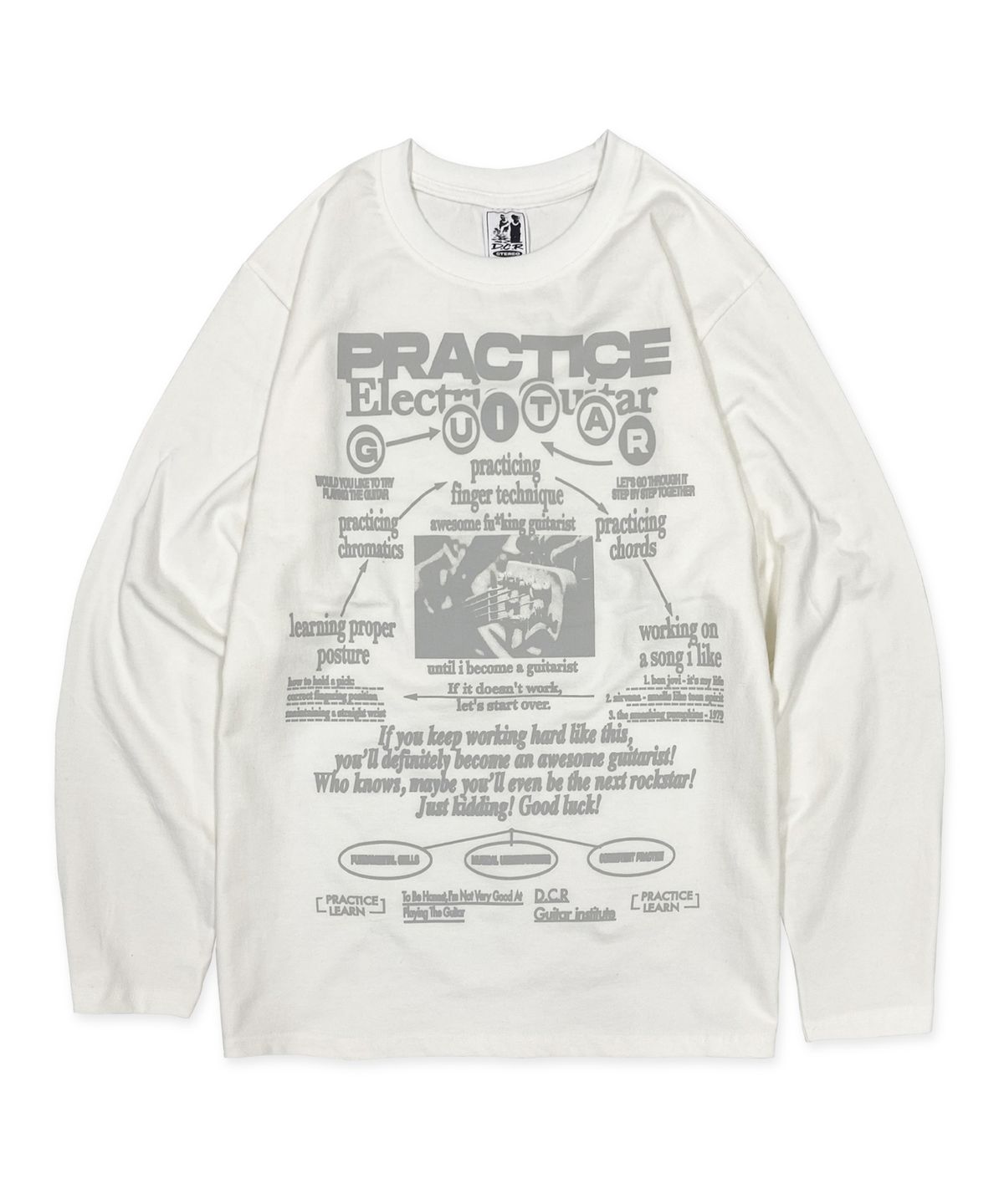 디파이클럽로버스(DEFYCLUBROBBERS) Routine Long Sleeves (White Gray)