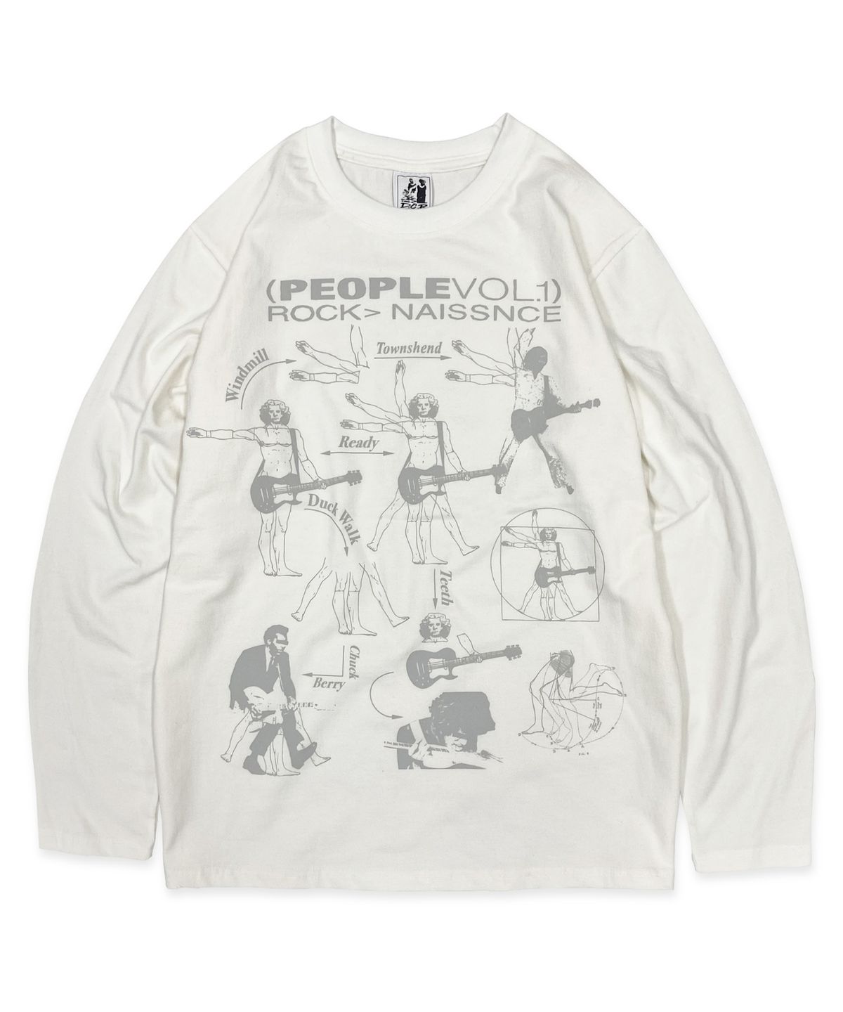 디파이클럽로버스(DEFYCLUBROBBERS) Rock Naissnce Long Sleeves (White Gray)