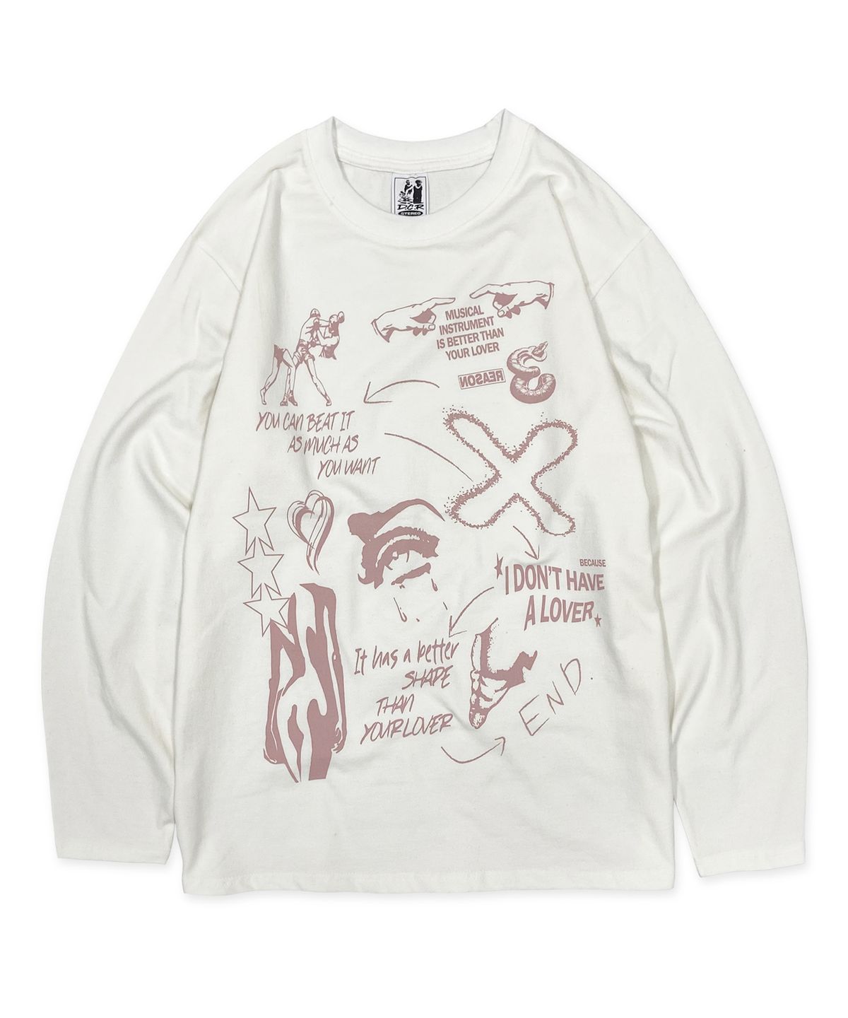 디파이클럽로버스(DEFYCLUBROBBERS) 3 Reason Long Sleeves (Indi Pink)