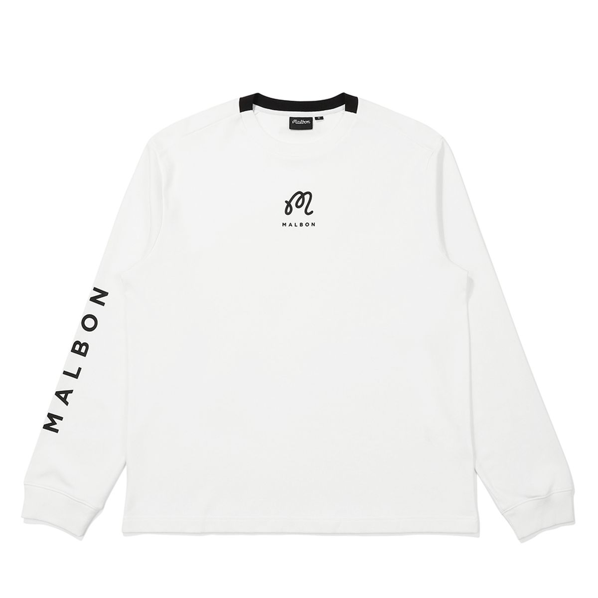 말본 골프(MALBON GOLF) M 포인트 CP 미드 레이어 WHITE (MAN)