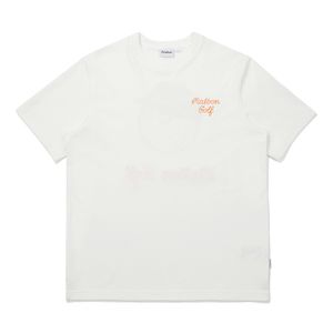 M 버킷 유니 라운드 티셔츠 WHITE