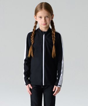 볼드 라인 워터 래쉬가드 [블랙/화이트]