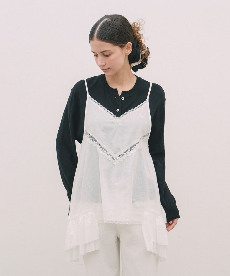 LACE SLIP ONEPIECE
