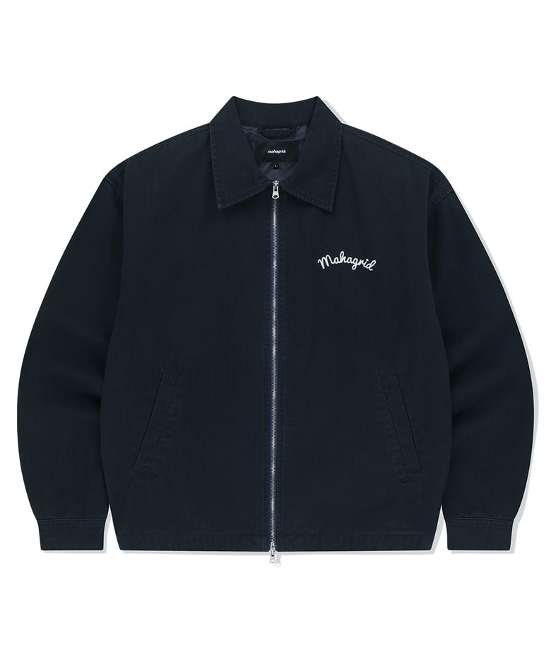 WASHED DRIZZLER BLOUSON JACKET NAVY(MG2FSMJ248A)