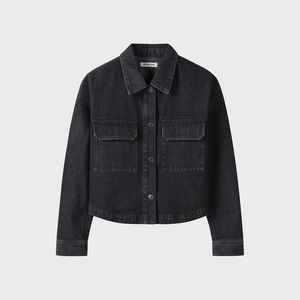 여성) 데님 아웃포켓 셔츠 재킷_MSF2KG2003