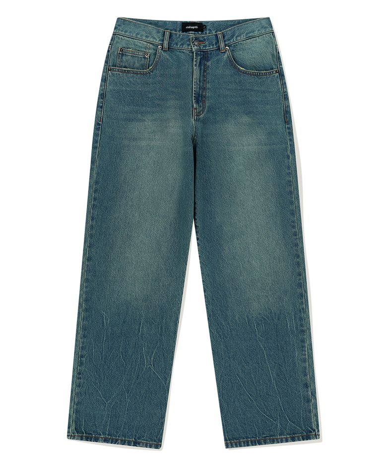 MUD WASHING DENIM PANT BLUE(MG2FSMD119A)