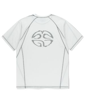 CURVED STITCH TEE WHITE(MG2FMMT503A)