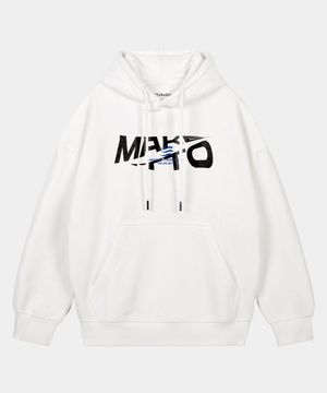 액티브 레터링 후디_화이트