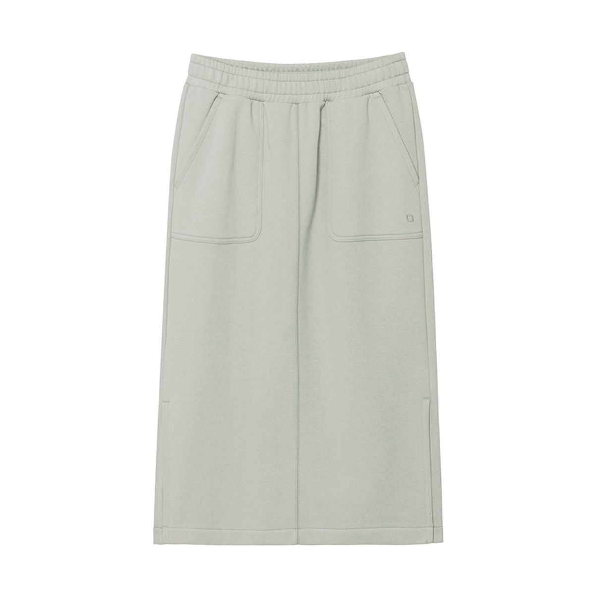 나우(nau) W 워케이션 스웻 스커트 Light Khaki