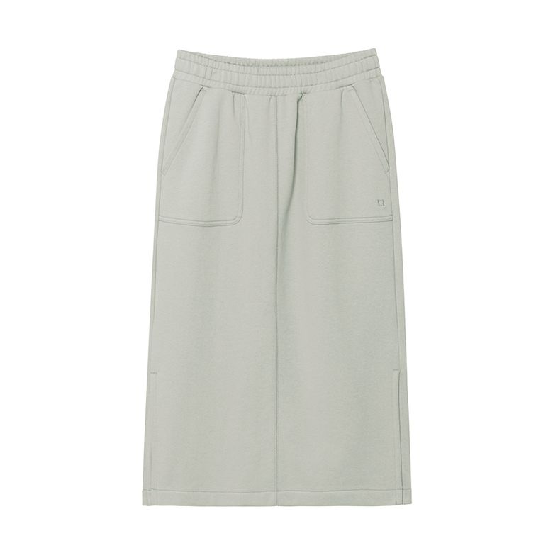 W 워케이션 스웻 스커트 Light Khaki