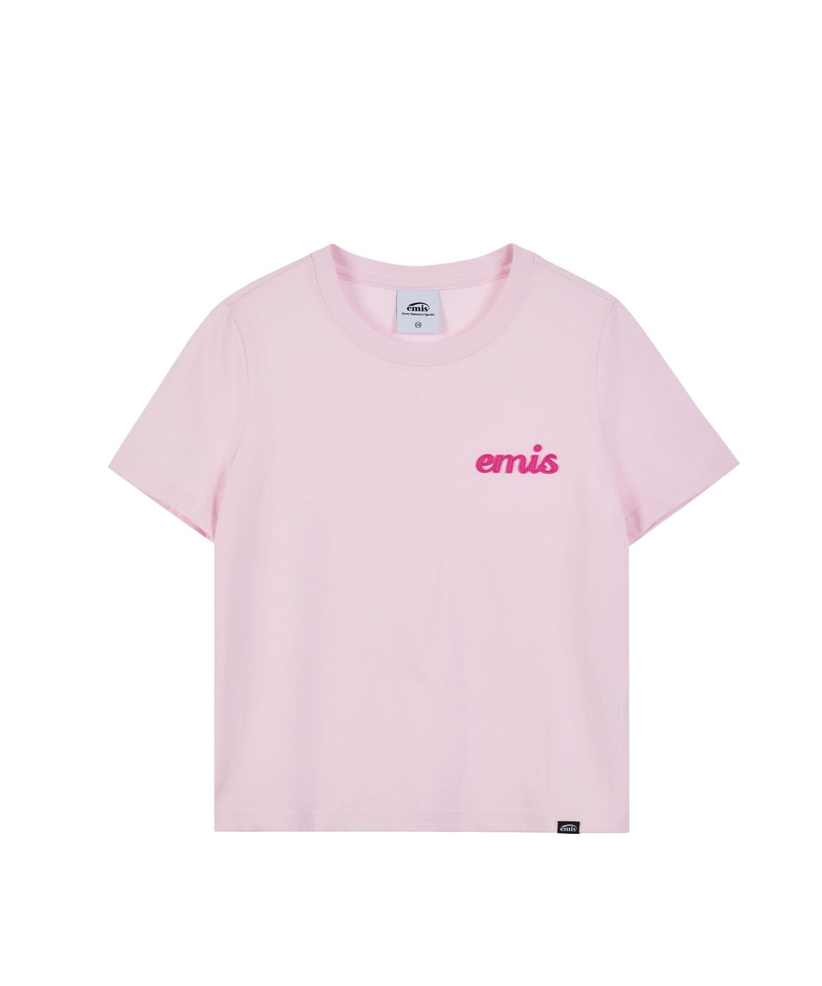 이미스(EMIS) (WOMENS) APPLIQUE T-SHIRT-PINK