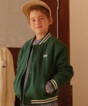 라이트 패딩 바시티 점퍼 그린 LK2501JU04GN