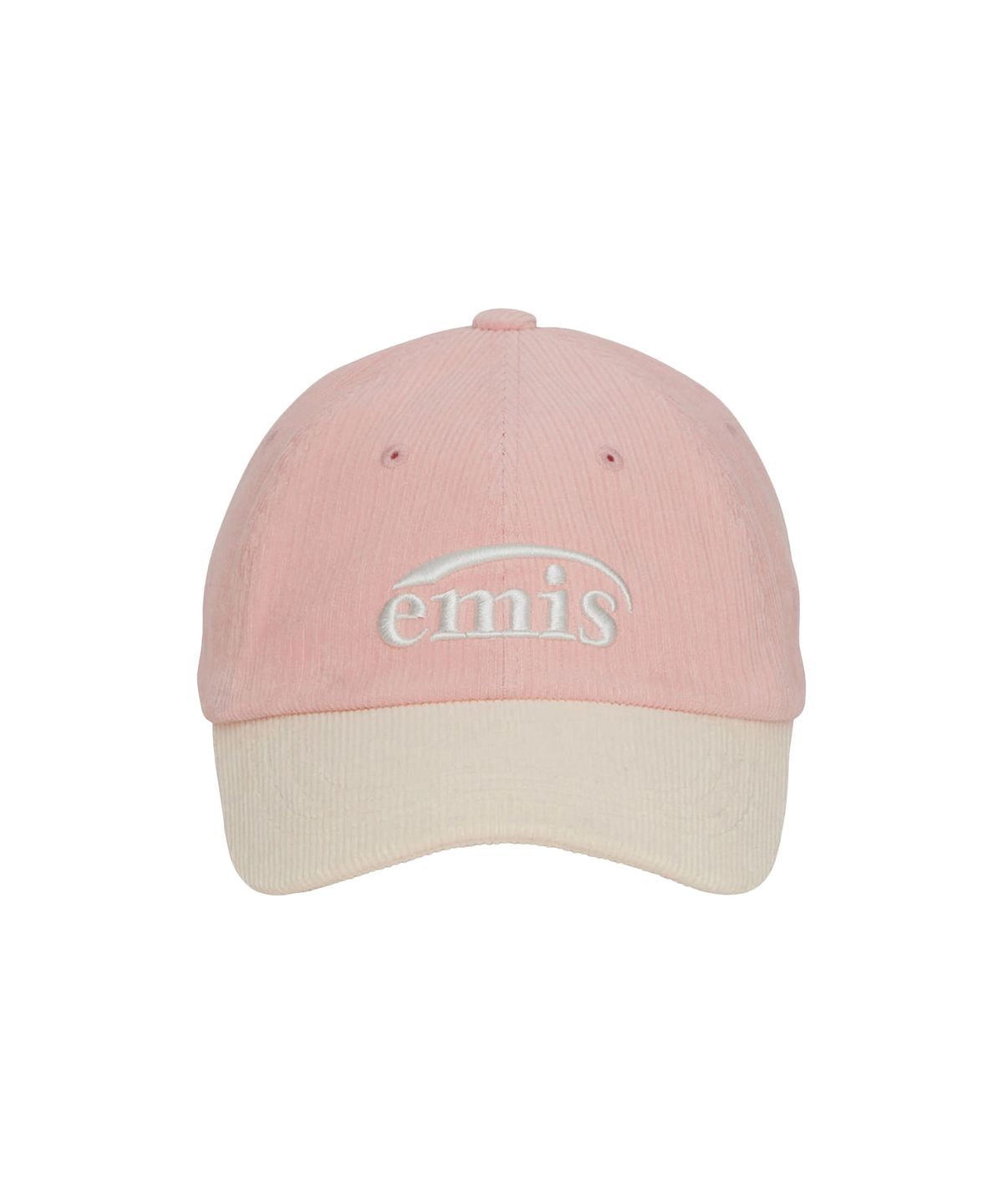 이미스(EMIS) CORDUROY TWO-TONE BALL CAP-LIGHT PINK