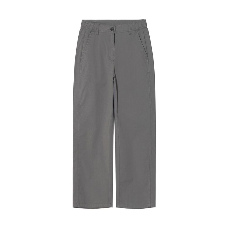 W 클래식 세미루즈 팬츠 M Khaki