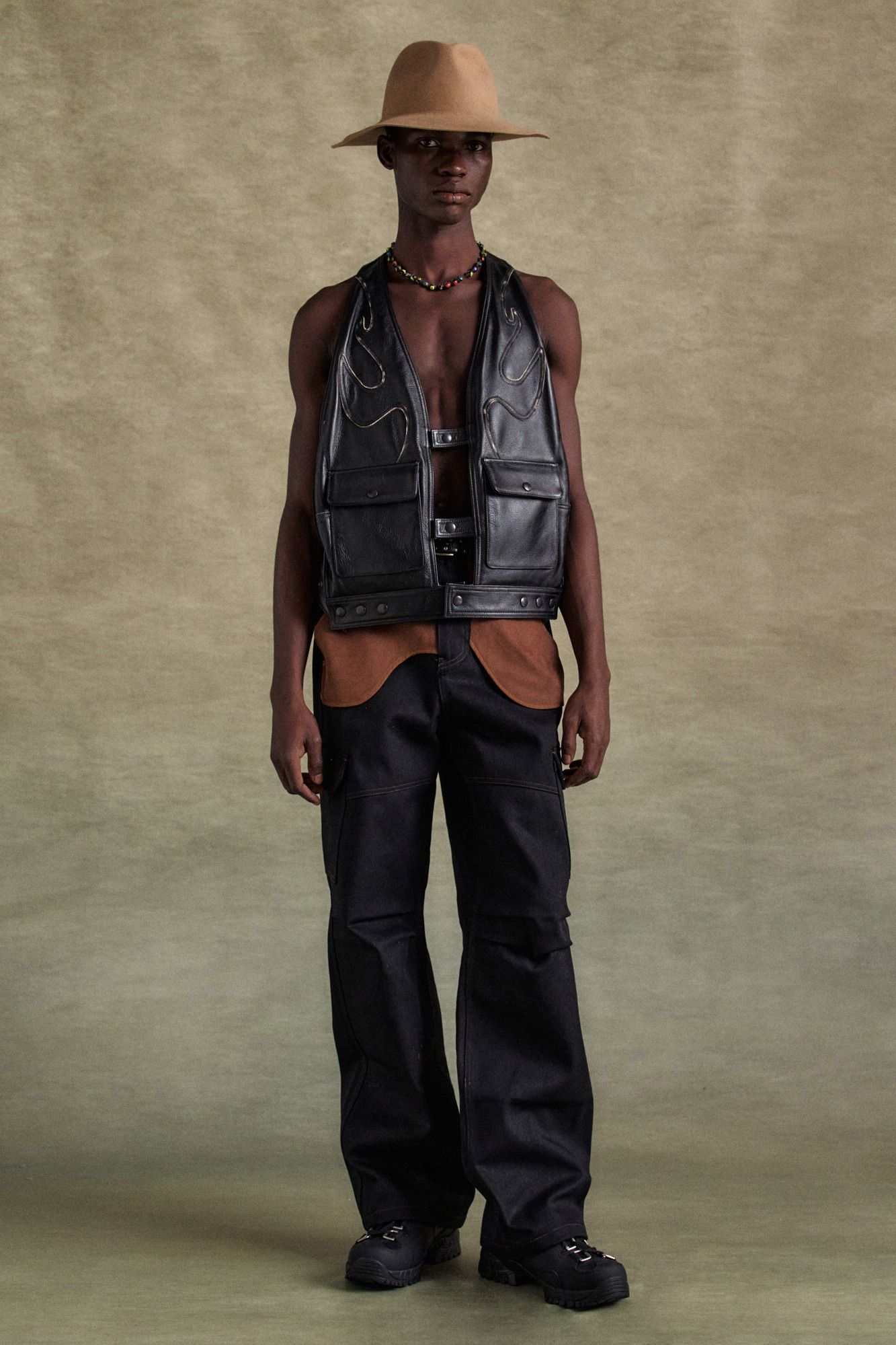 MUSINSA | ANDERSSON BELL Inside Out Cargo Pants apa785m (BLACK)