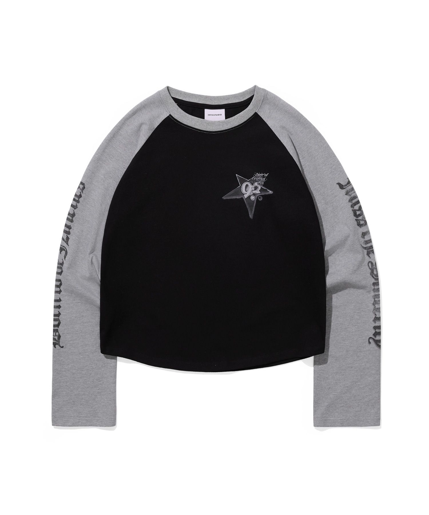 【1993studio】 Raglan Crop Long Sleeve /追跡付 1993studio】 Raglan Crop Long Sleeve /追跡付 (1993studio/T