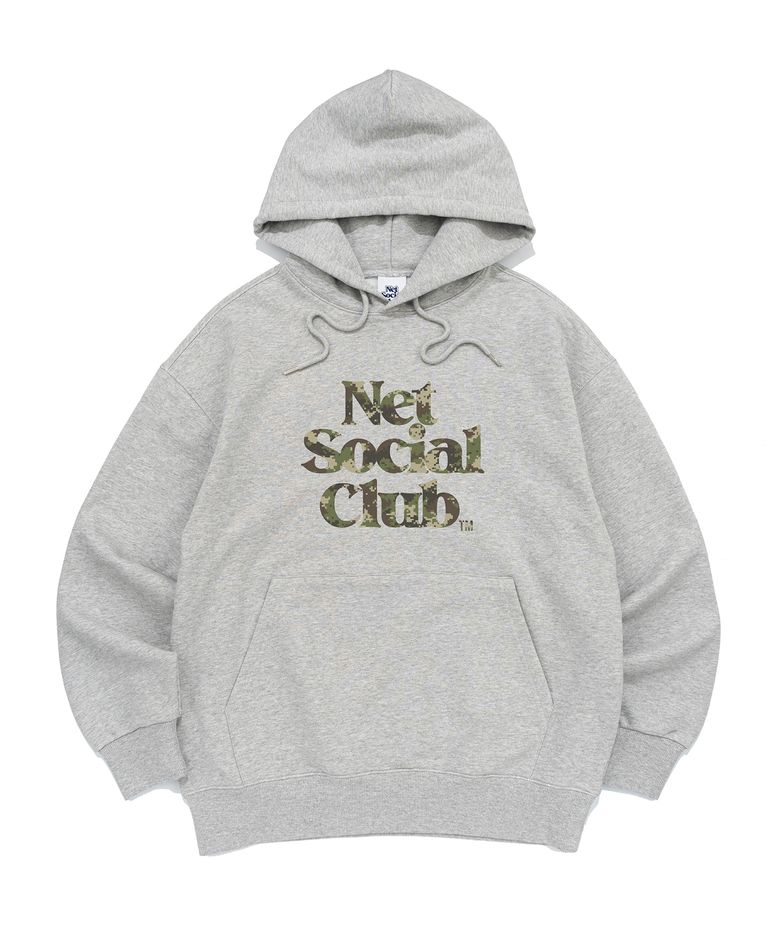 [기모선택] OG 로고 카모팩 후드티 (멜란지)