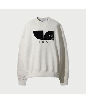 NOEL 벨벳 심볼 스웻셔츠 - IVORY