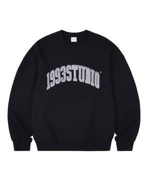 어센틱 아치 로고 스웨트셔츠_블랙