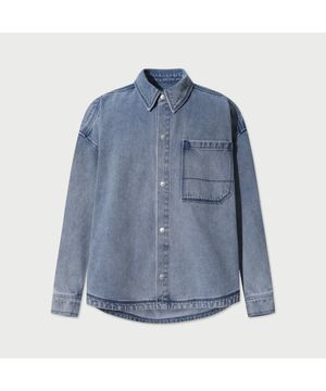MUTT 스프링 데님 셔츠 자켓 - 라이트 블루