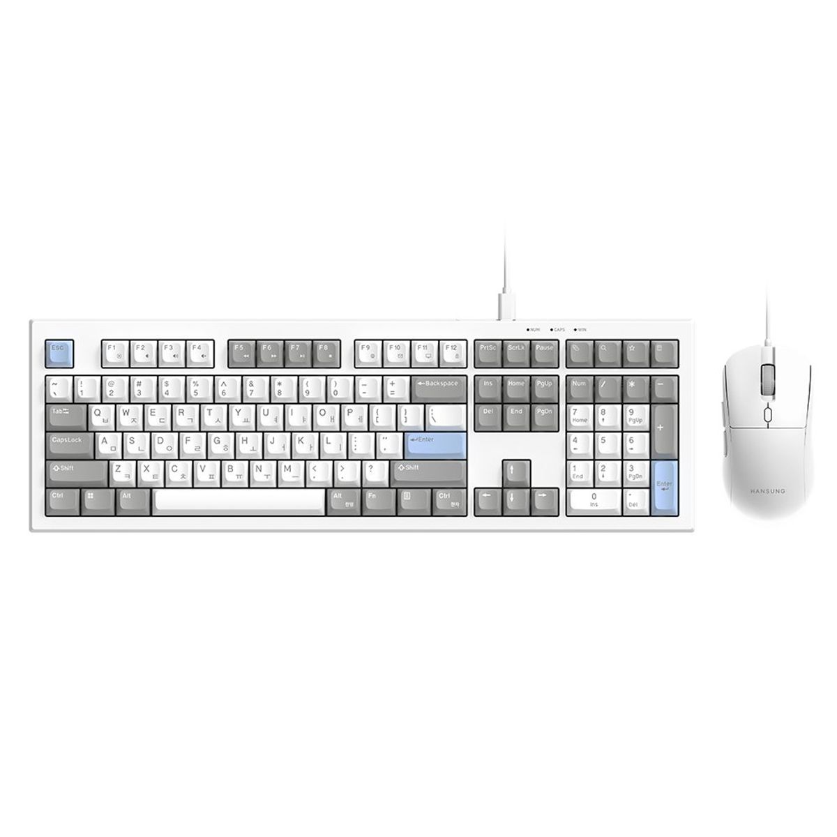 한성컴퓨터(HANSUNG COMPUTER) HKM1000K_PLUS 키보드마우스 세트
