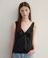 SATIN SLEEVELESS TOP BLACK