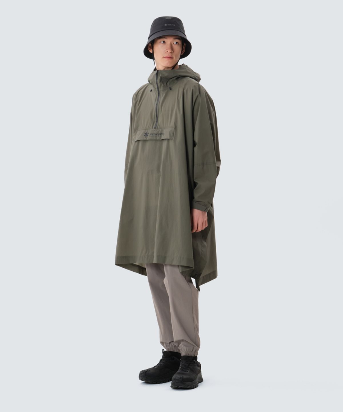 스노우피크 어패럴(SNOWPEAK APPAREL) 3L 방수 판쵸 (S25ZUPJK09) Khaki
