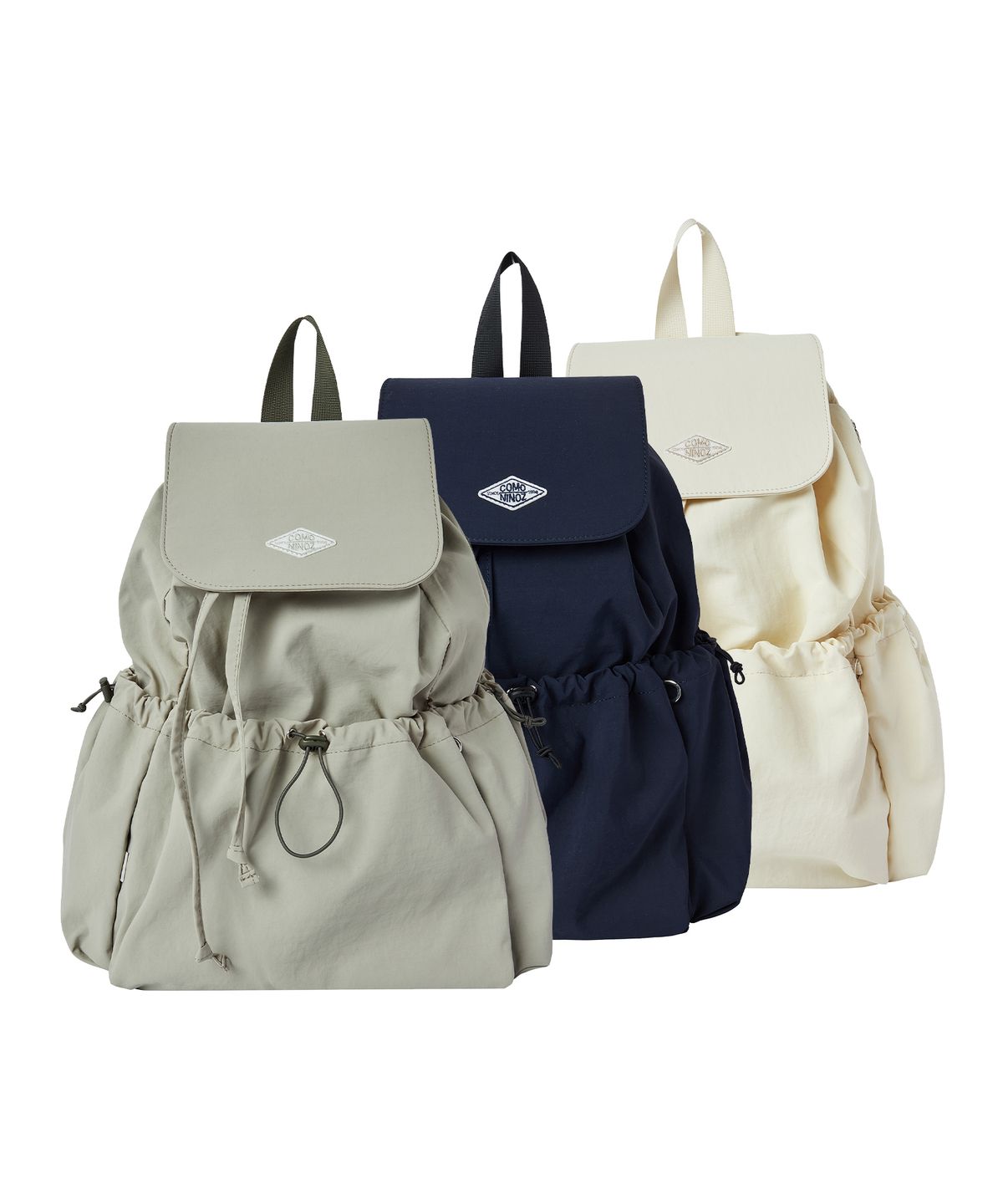 꼬모니노즈(COMONINOZ) [CN]25 STRING NYL BACKPACK [3COLOR]