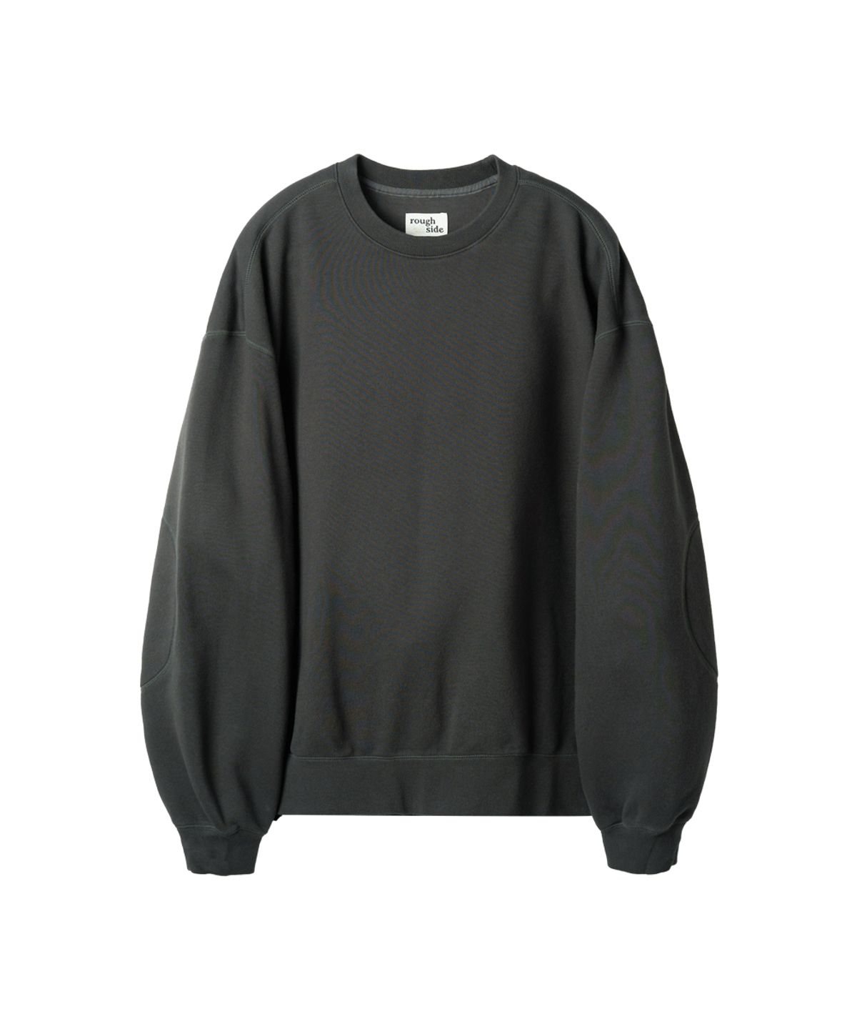 러프사이드(ROUGHSIDE) Oversized Sweat Shirt Charcoal