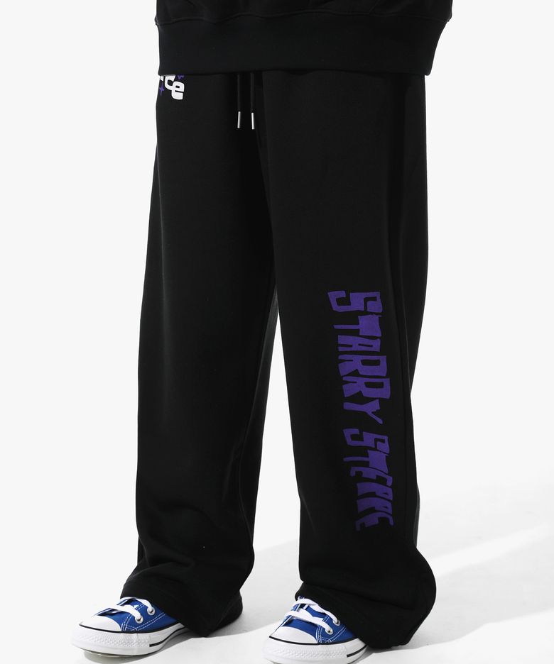 STARRY STEPPE DONKEY SWEAT PANTS (BLACK)