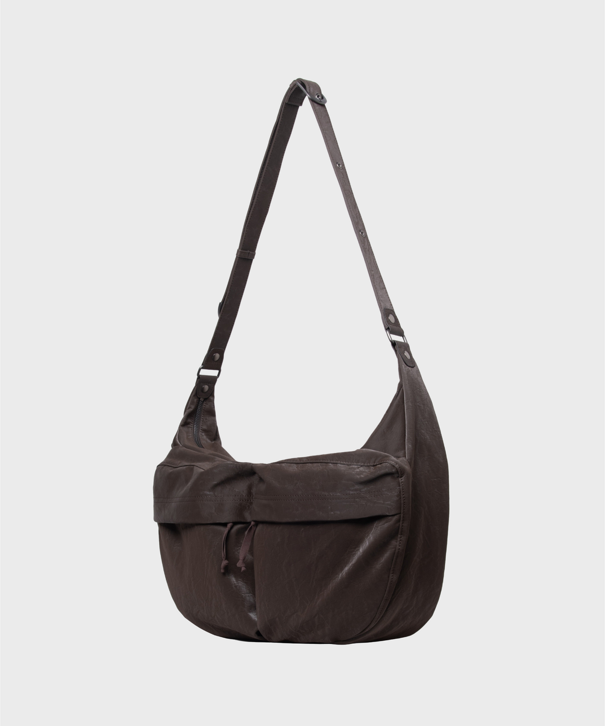 넌블랭크(NONBLANK) 크로스 백_DARK BROWN