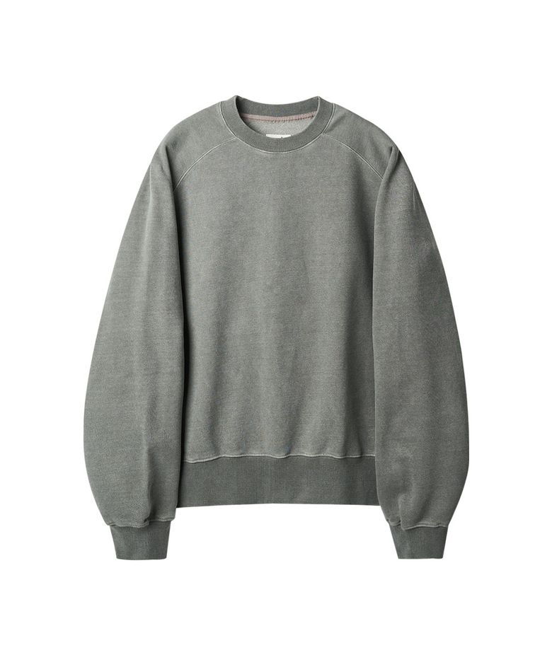 Raglan Sweat Shirt Moss Grey