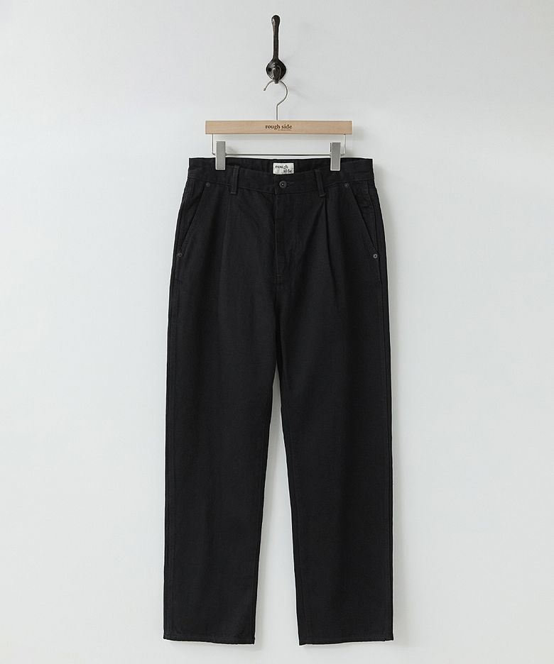 Drape Denim Pants  Black/Black