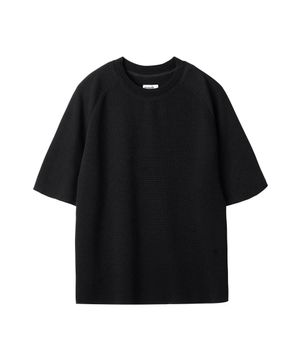 Waffle Half Sleeve Black