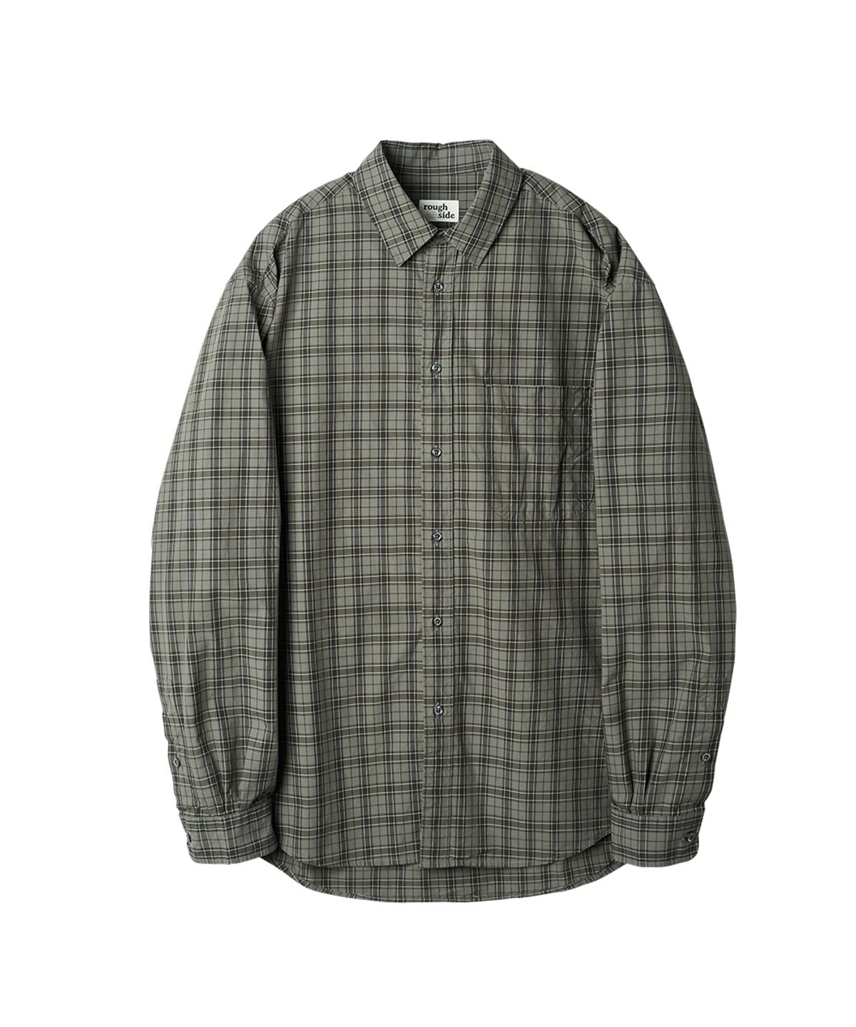 러프사이드(ROUGHSIDE) Primary Shirt Mud Plaid