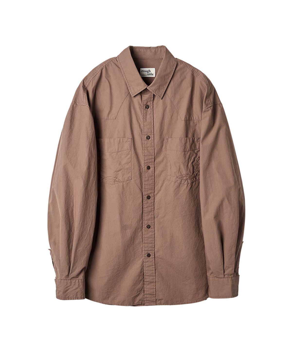 러프사이드(ROUGHSIDE) Wildflower Shirt Copper