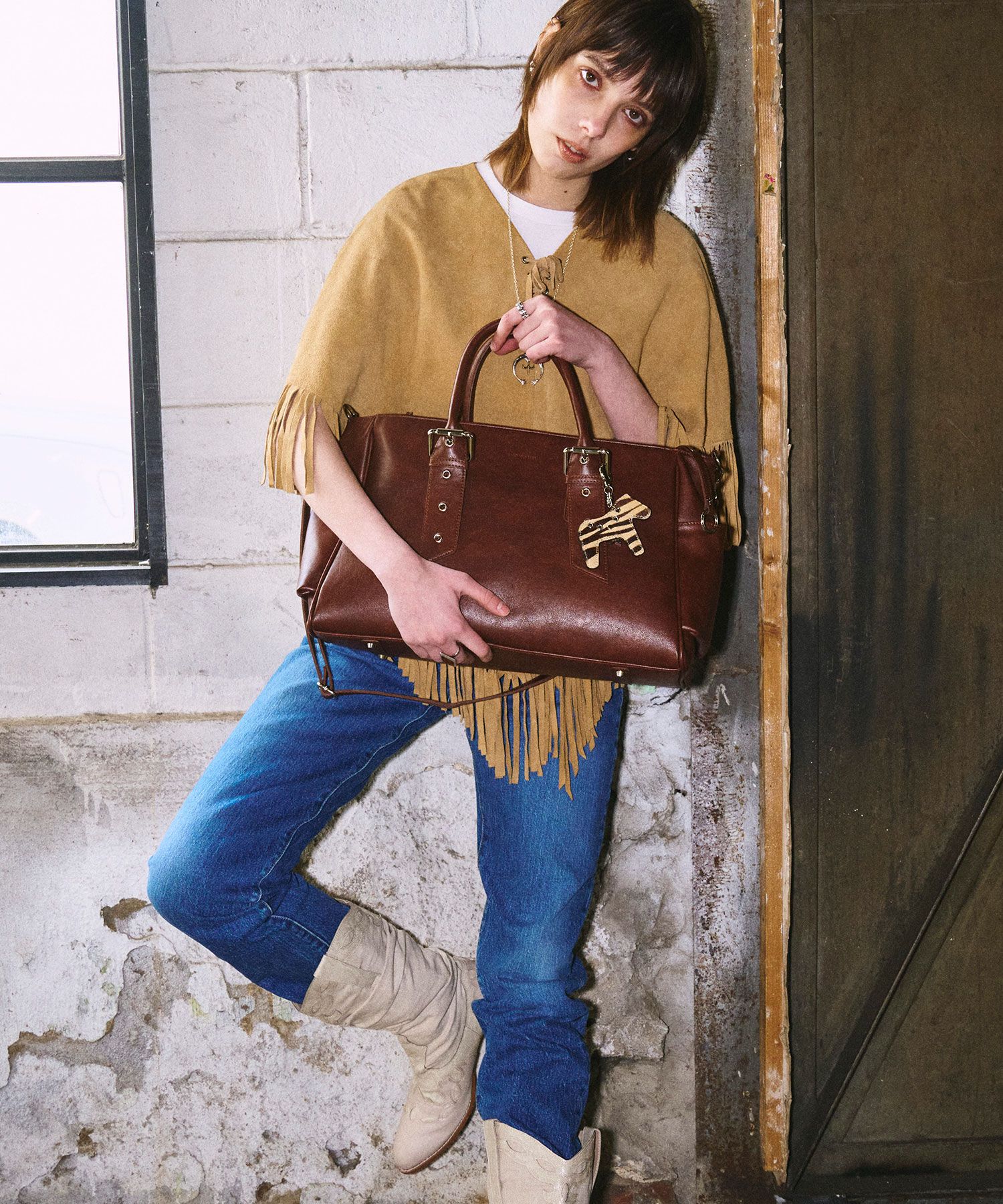 SAND MUSEUM ■ ROVER TOTE BAG MUSINSA | SAND MUSEUM ROVER TOTE BAG [Brown]