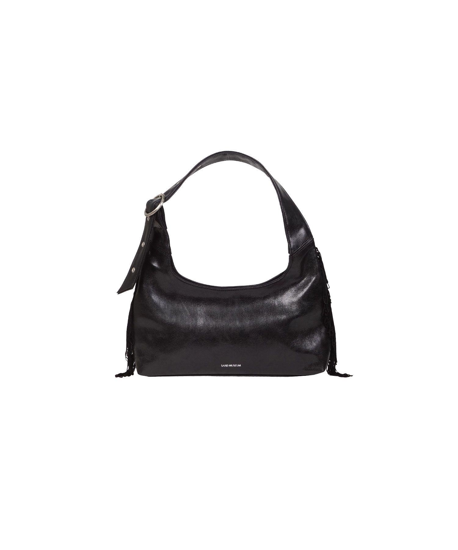【SAND MUSEUM】PONY FRINGE BAG_Black◆大人気 MUSINSA公式 | SAND MUSEUM PONY FRINGE BAG [Black]