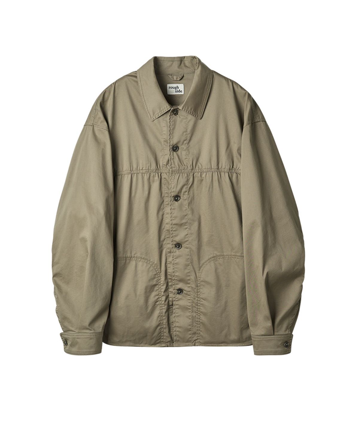러프사이드(ROUGHSIDE) Trail Overshirt Khaki Beige